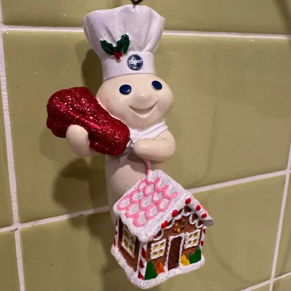 Danbury Mint The Pillsbury Doughboy Glitter Ornament - No Box